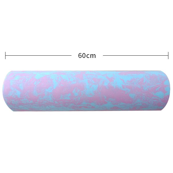 45/60CM Iridescent Cloud Yoga Foam Roller Pilates Block High-density Floating Roller GYM Fitness Body Massage Roller: Gray