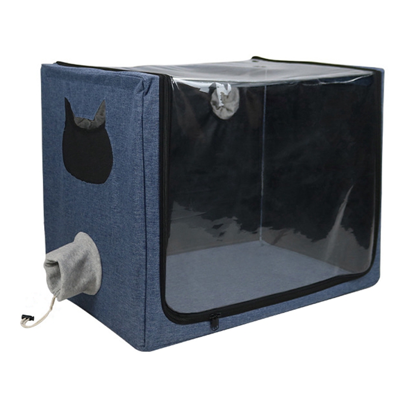 Cage à oxygène pour animaux domestiques, boîte d&#39;atomisation, sac de transport Portable pour chien et chat, respirant, animaux de compagnie, élevage de bébé, Cage pour animaux de compagnie, hôtel