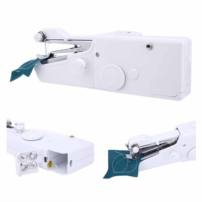 Minimáquina DE COSER manual portátil, cosido a mano rápido, cosido a mano, costura, ropa inalámbrica, manualidades, máquina de coser eléctrica doméstica