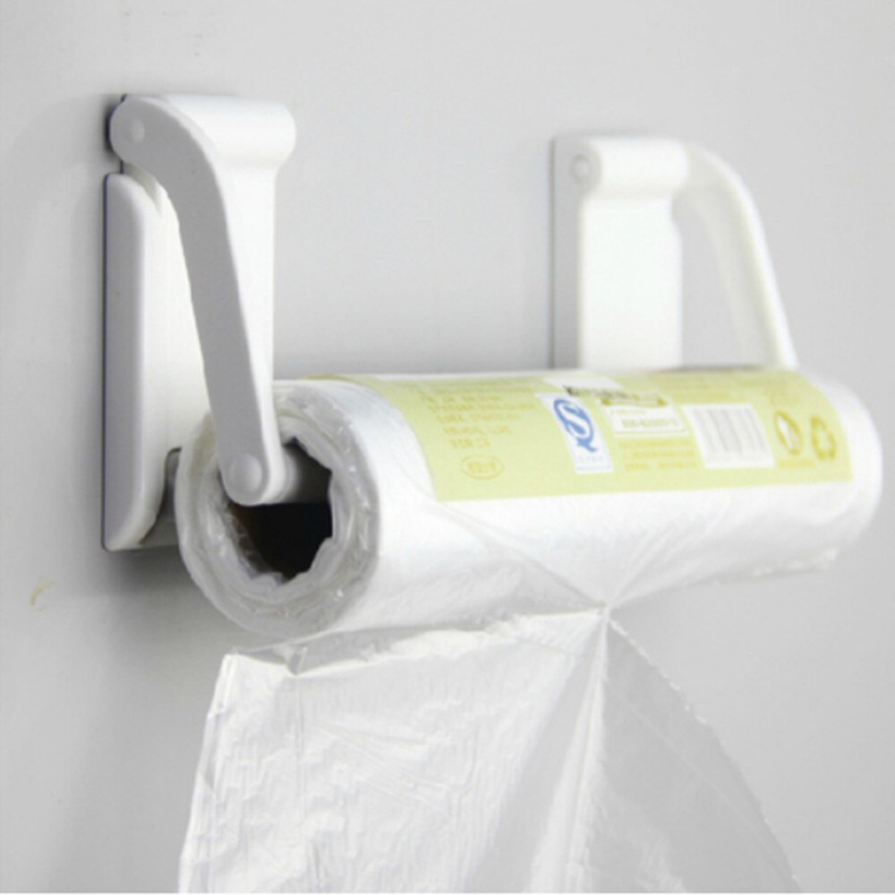 Adjustable Magnetic Toilet Paper Roll Holder Magnet Towel Rack White Towel Holder Refrigerator Oven Use