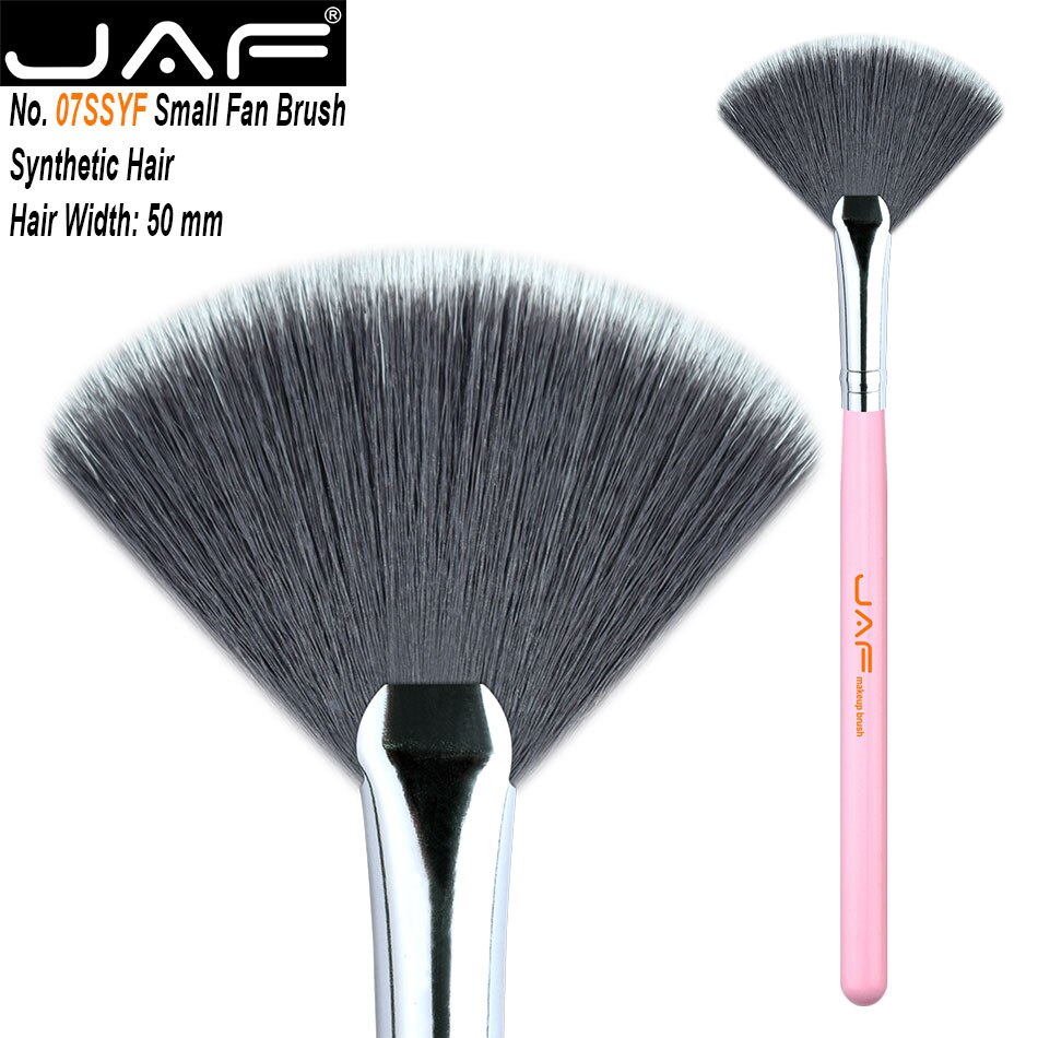 JAF Synthetic Large Fan Brush Pincel Maquiagem Agent Big Fan Brush Maquiagem Professionalfree 16SSYF: 07SSYF-P