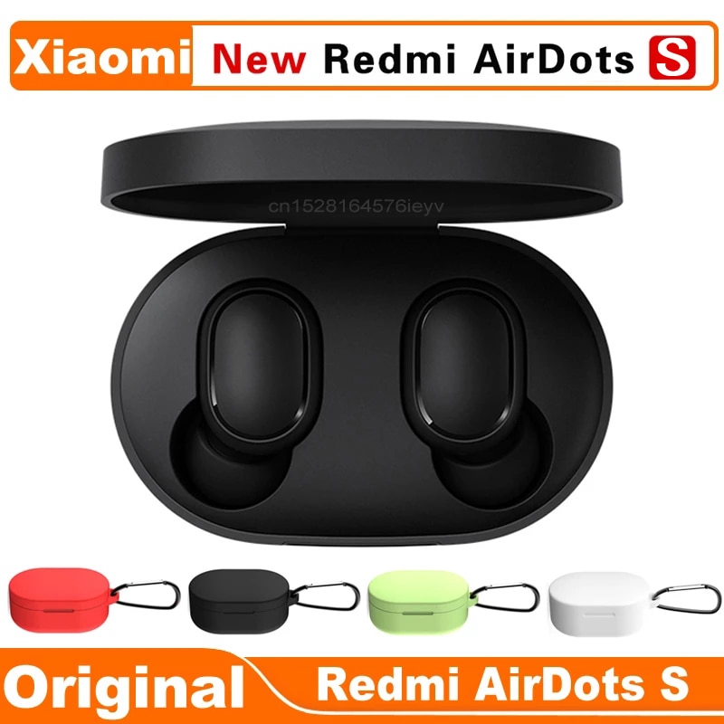 Original Xiaomi Redmi Airdots S TWS Noise reduction Bluetooth Earphone Stereo bass 5.0 With Mic Handsfree Earbuds AI Control