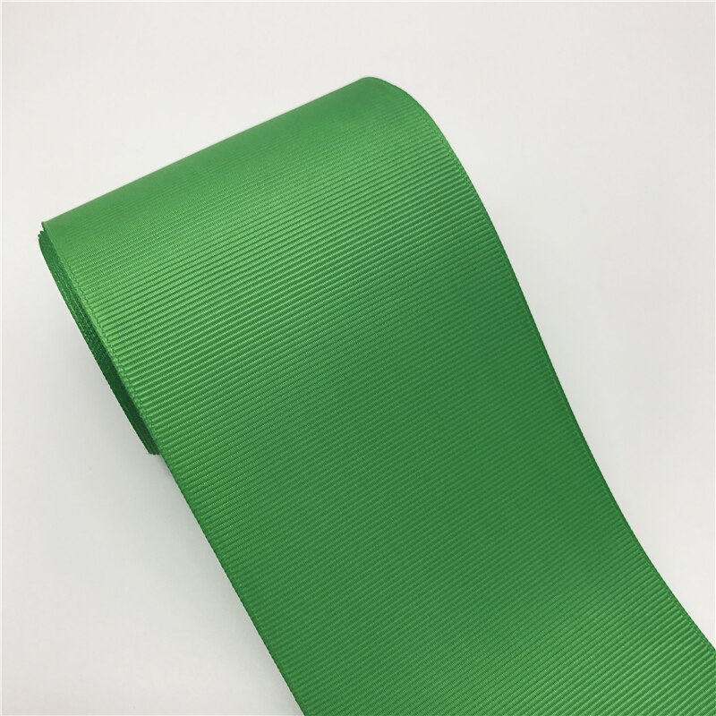 5Yards 3" 75mm Grosgrain Ribbon Bow Hair Party Wedding Christmas Decoration DIY Wrapping: Green