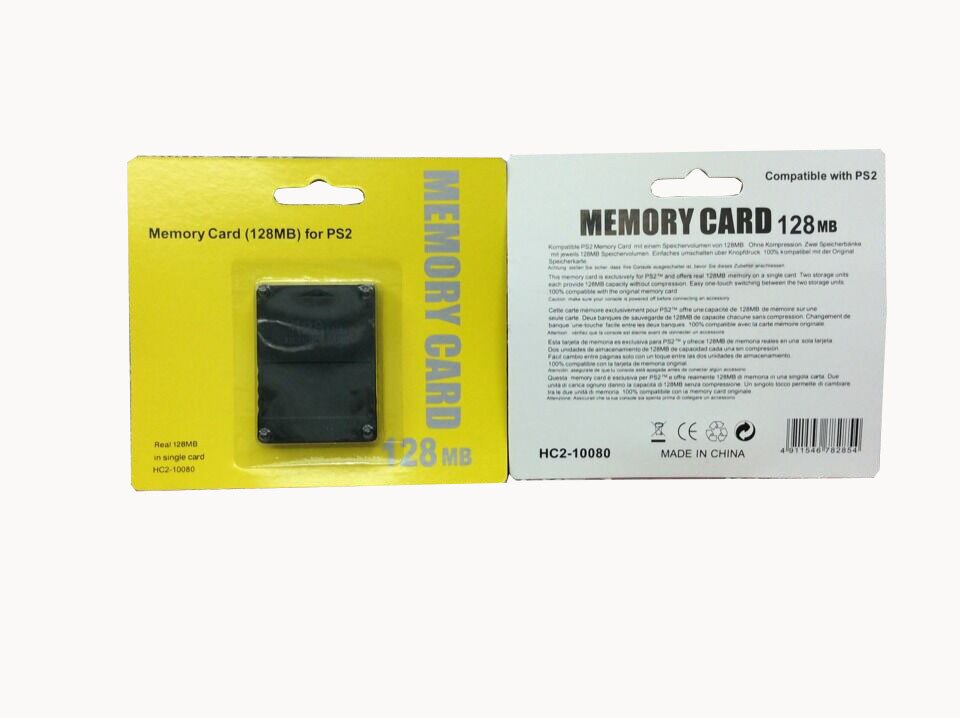 Takiesy Black 128MB 128 MB 128M Memory Card Game Save Saver Data Stick Module For Sony PS2 for Playstation 2