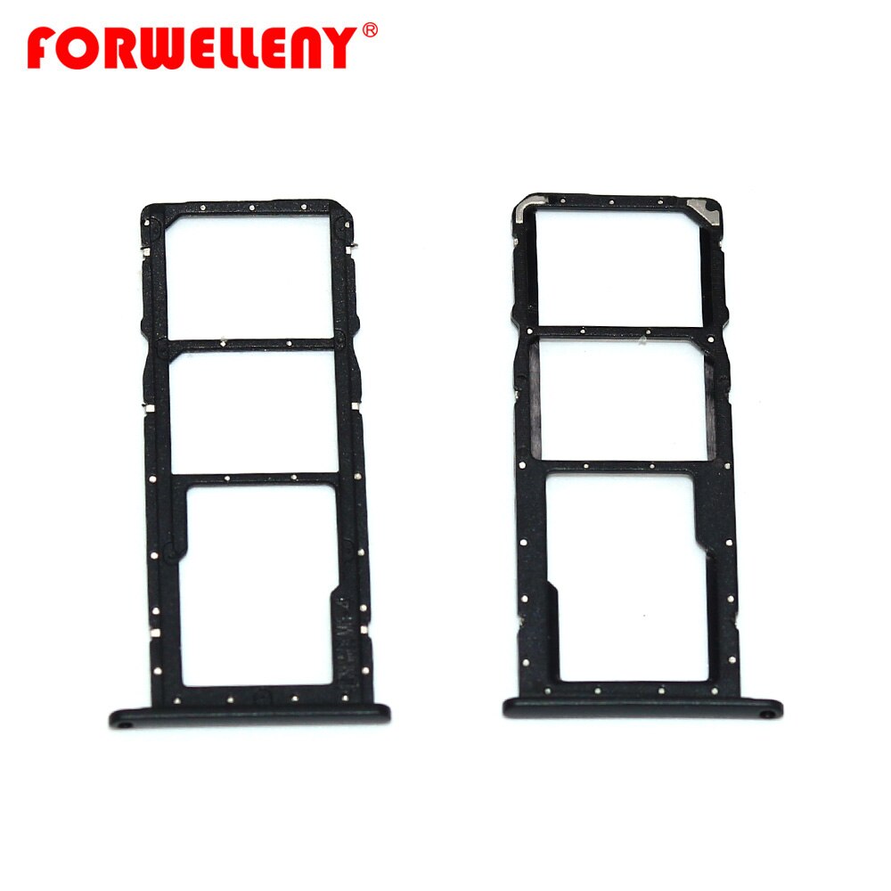 För huawei honor 8x micro sim-korthållare kortplats fack utbyte adaptrar reservdelar röd blå svart lila