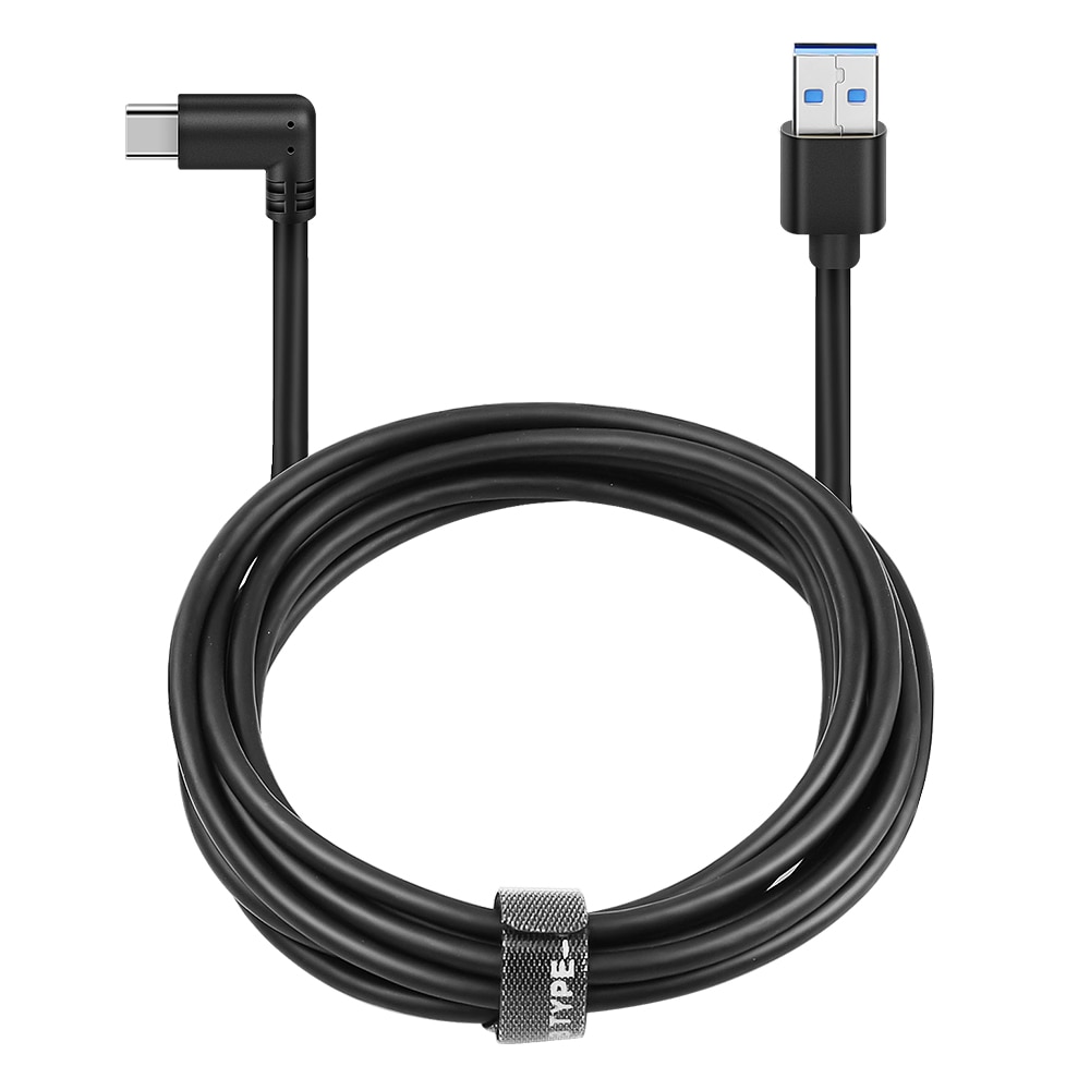 Cable de datos para Oculus Link usb-c Steam VR Quest/2 tipo-c 3,1, codo seleccionable 3 m5m