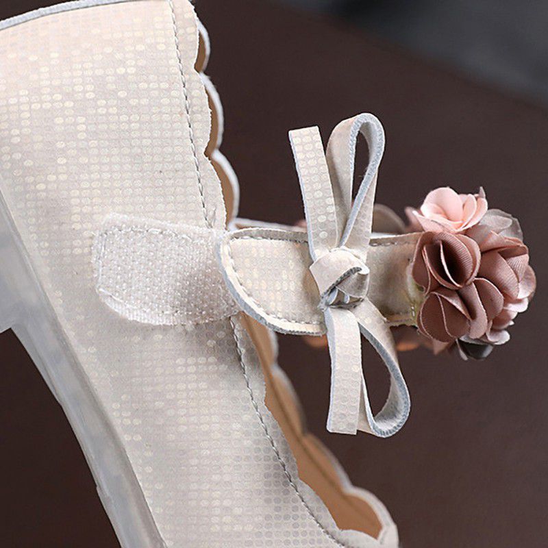 Zp-girls styl jesienny księżniczka buty z duże kwiatowe koronki