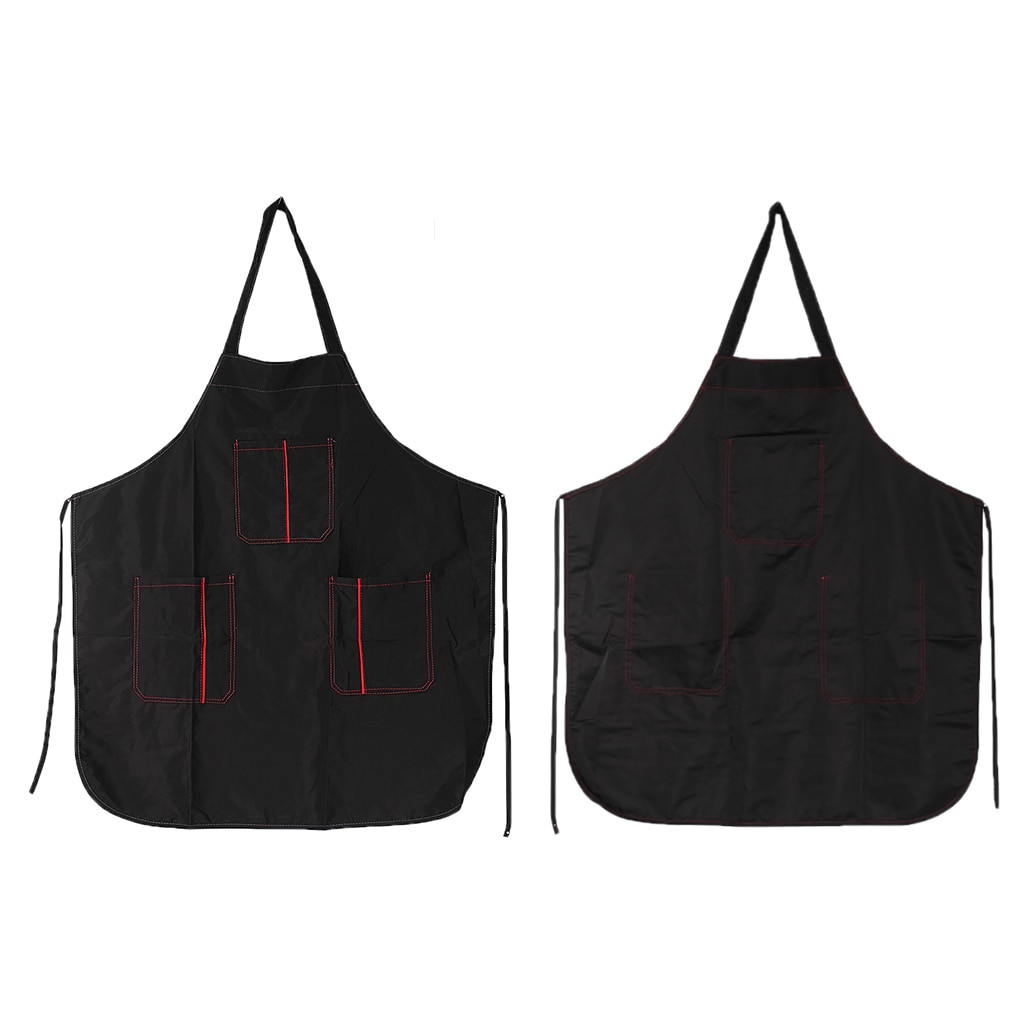 Pro Salon de coiffure coiffure coupe robe Cape coiffure coiffeur tablier 3 poches