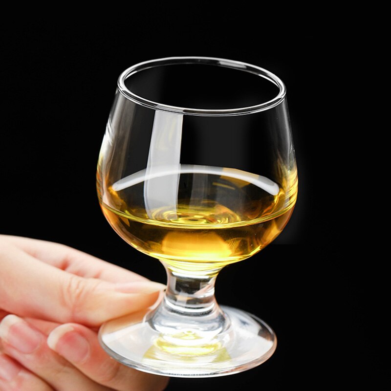 Copa corta de Brandy sin plomo, vaso transparente para cóctel de Whisky, cerveza, vino, para Bar en casa, vasos de vidrio, 100-500ml