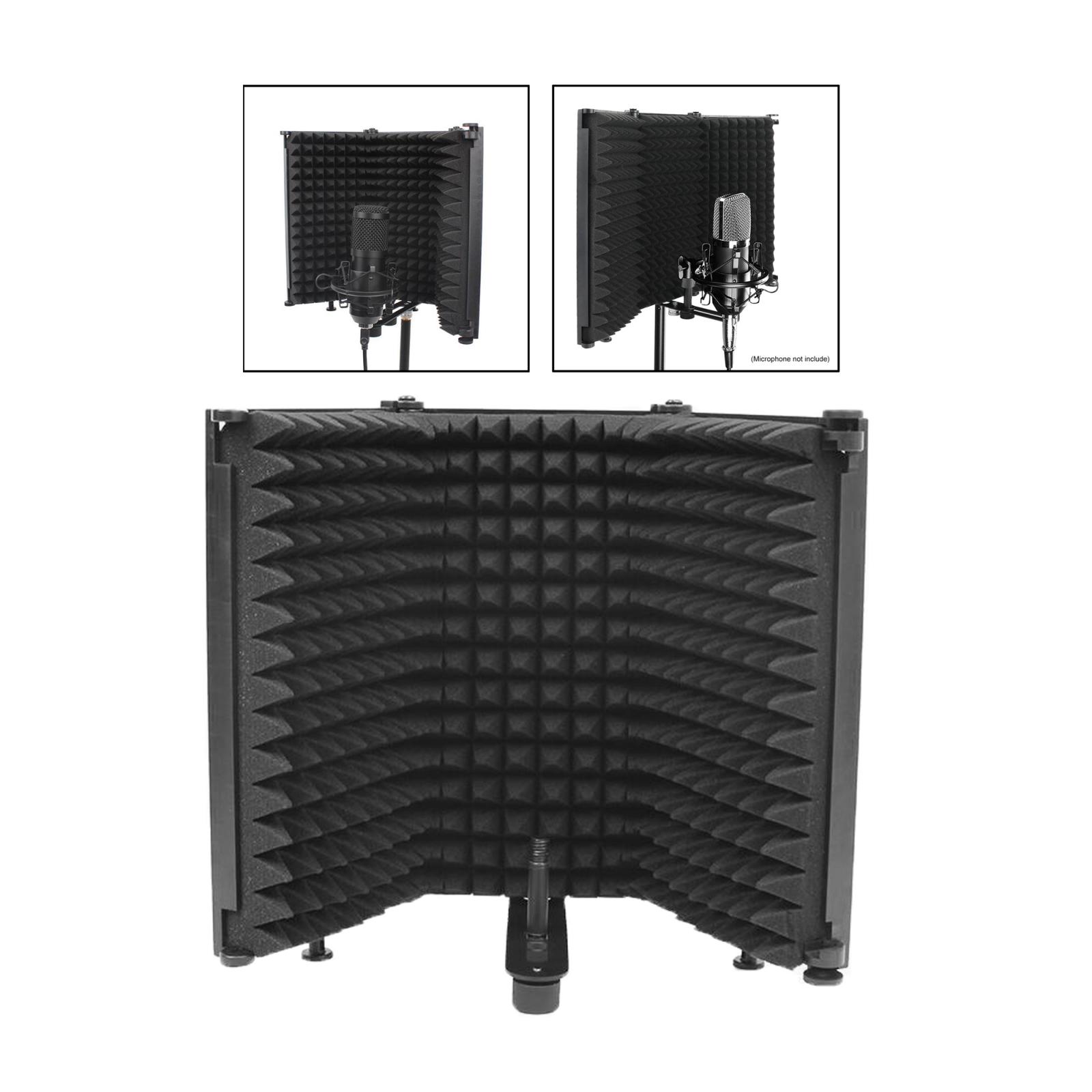 Studio Microphone Isolation Shield Soundproofing Panel for Home Studio
