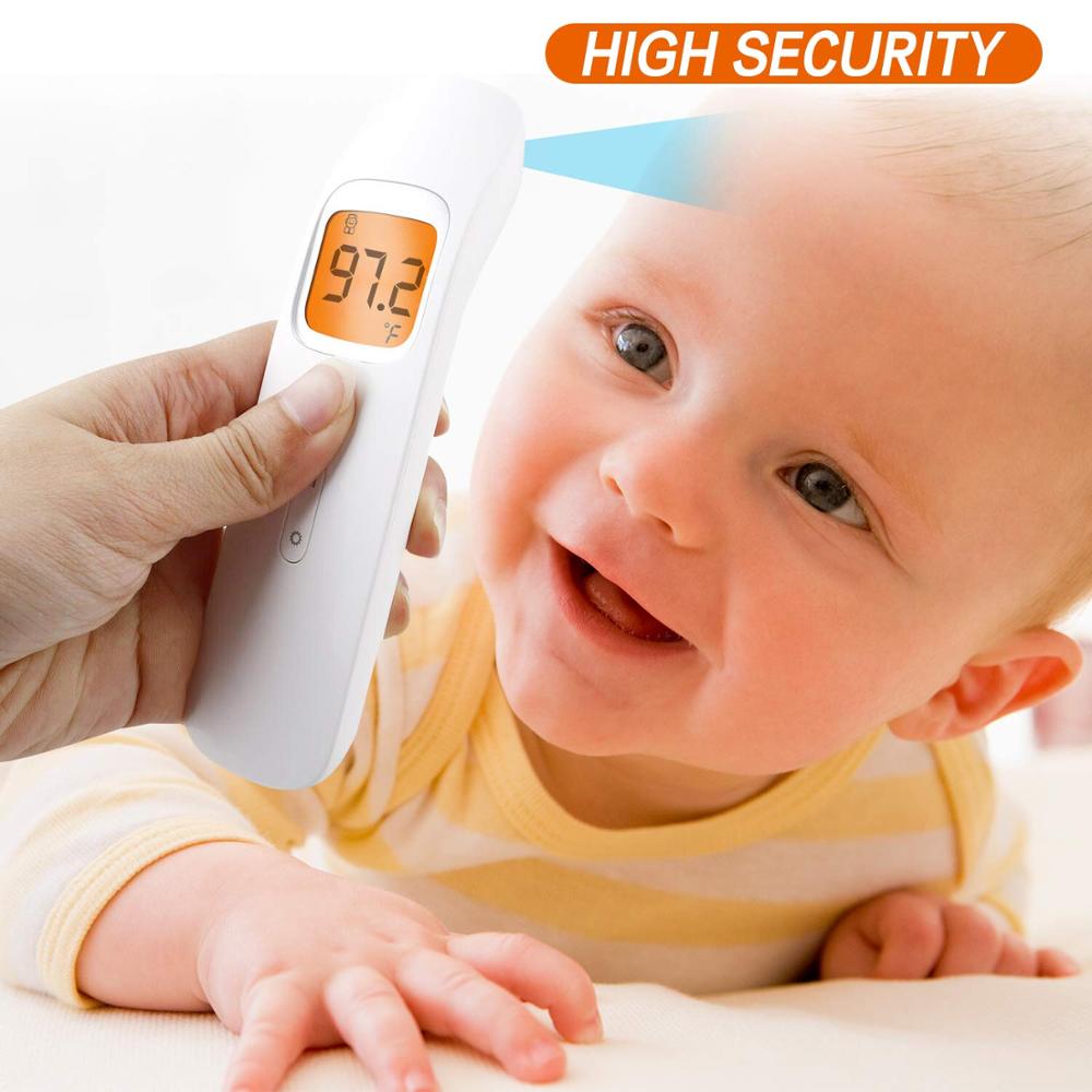 Berøringsfri kropstermometer pande digital infrarød termometer bærbar berøringsfri baby / voksen temperatur