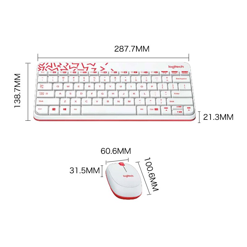 Logitech MK240 Nano Wireless Keyboard and Mouse Combo for laptop desktop for home office using
