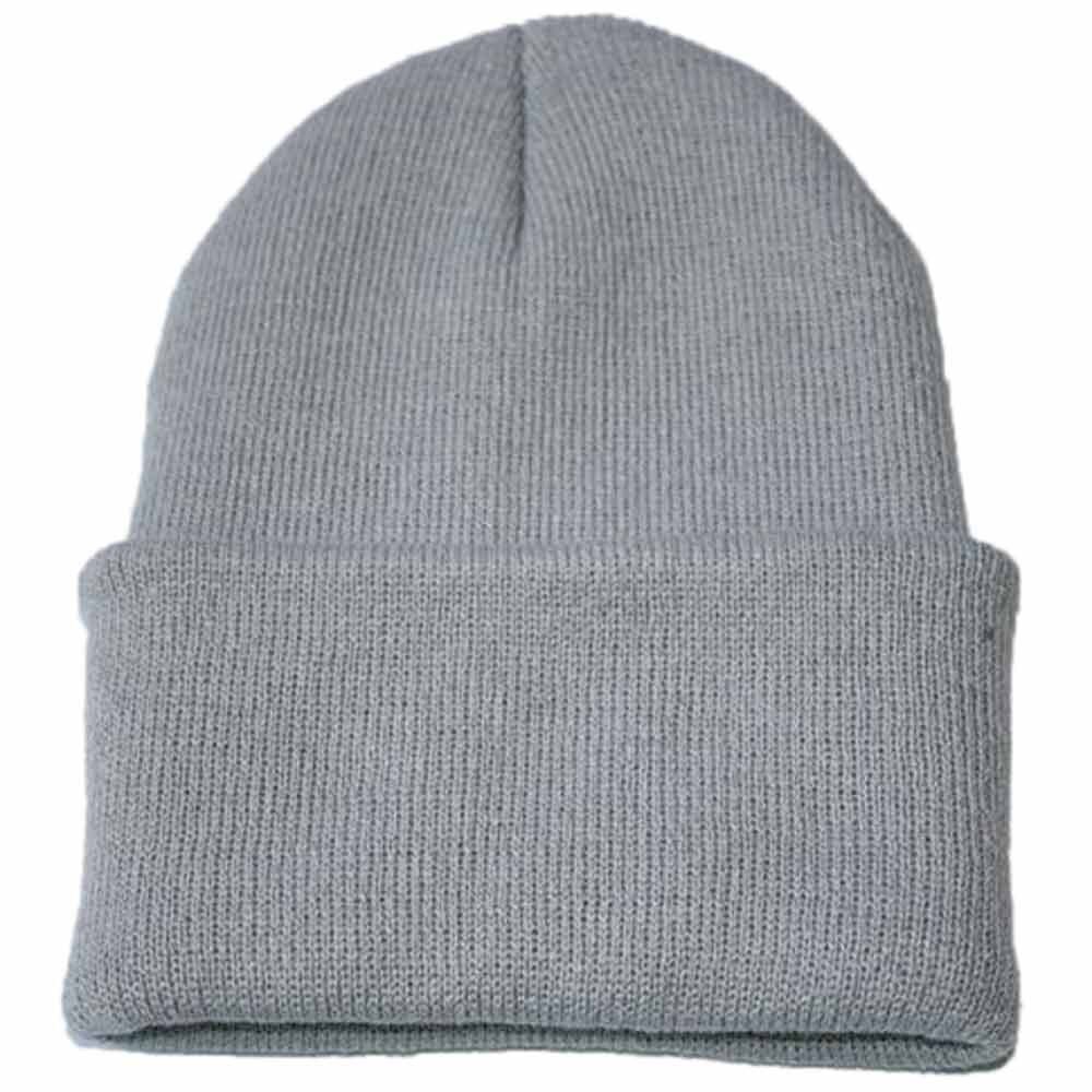 Gebreide Hoeden Voor Vrouwen Gildkruid Mannen Beanie Hat Winter Effen Brimless Baggy Meloen Cap Manchet Docker Visser Mutsen Hoeden Voor mannen: Gray 