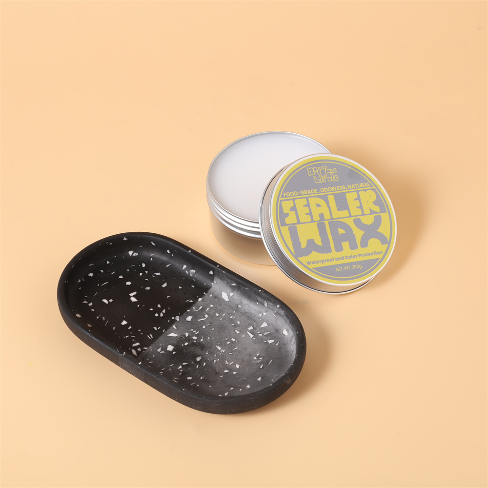 Boowan Nicole Sealer Wax Sets for Jesmonite Boowannite Concrete Cement Natural Food Grade Material Elevate Color Repel Water