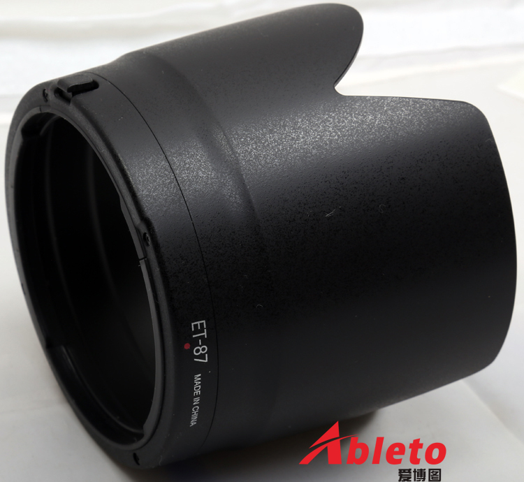 Nouvelle Ableto ET-87 remplacer ET-87 pour Canon 70-200mm f2.8L NOUS USM II Fleur Lens Hood ET-87 EF70-200 F2.8 F2.8L