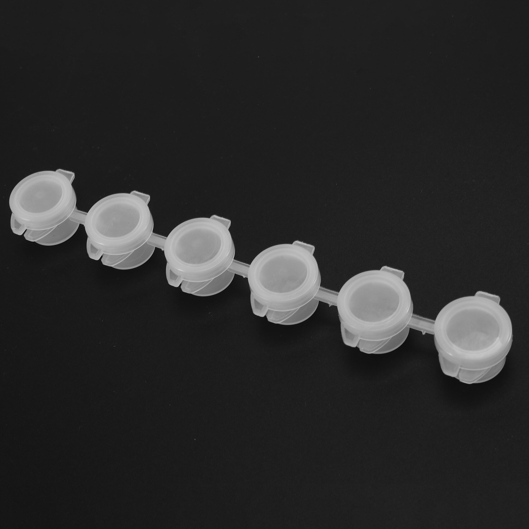 240 Stuks Lege Verf Pot, 40 Strips Acryl Mini Verf Container Strips Opslag Met Deksels Voor Kunsten En Ambachten Verf 3Ml