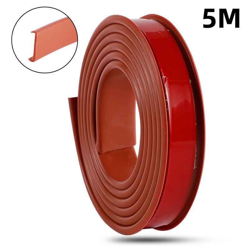 5M U-vormige Kantenverlijming Tape Meubels Zelfklevende Tafel Stoel Houten Bord Kast Randbeschermer Houten Kast Decoratie Tape: Licht Groen / 9mm