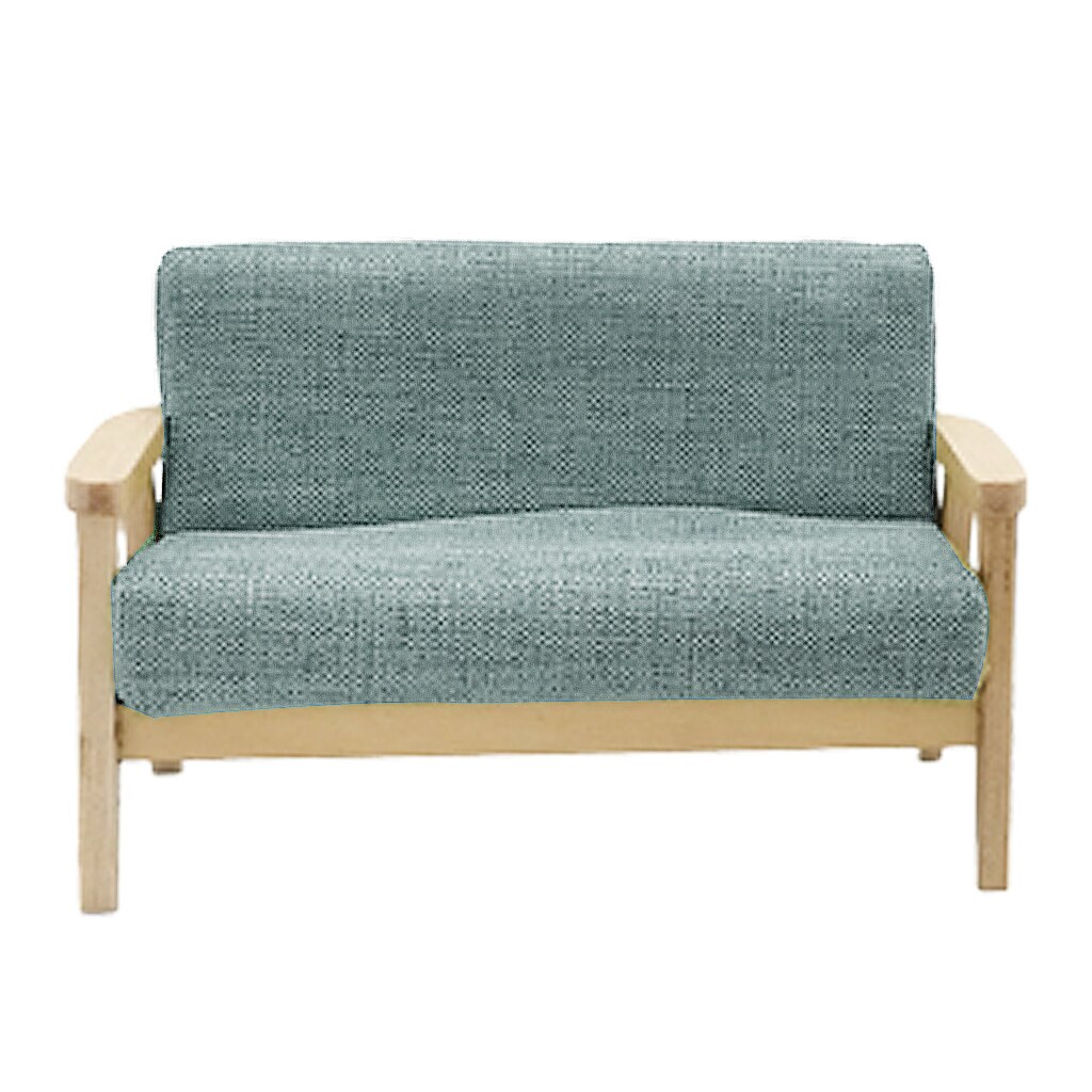 Classic 1:6 Scale Doll House Sofa For Furniture Living Room: Gray