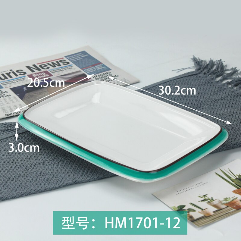 A8 vaisselle en mélamine assiette de forme spéciale pour usage domestique et Restaurants servant plat porcelaine cai die dîner: HM1701-12