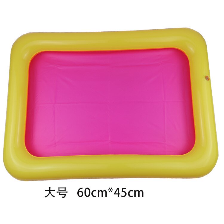 Kids Magic Play Sand Children Toys Mars Space Inflatable Sand Tray Accessories Plastic Mobile Table Beach Toys