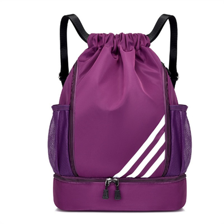Gym Bag Fitness Backpack Women Men Basketball Backpack Outdoor Soccer Football Storage Bags Training Drawstring Sports Mochila: Orange