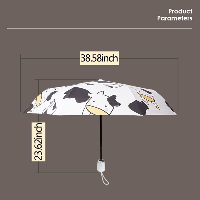 Hond Patroon Paraplu Pocket Paraplu Drie Vouwen Verse Party Honden Parasol Zonnige Regenachtige 4 Kleur Paraplu Vrouwen