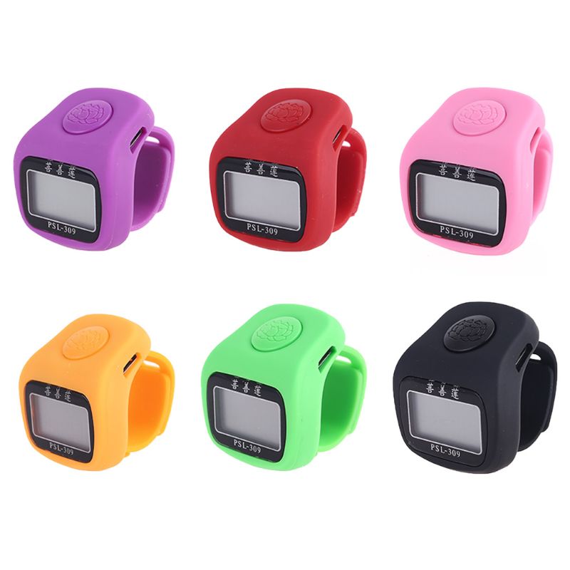 Portable 7-channel 6-digit LCD Display Bluetooth Smart Electronic Counter USB Charging Decompression Relaxation Finger Toy for M