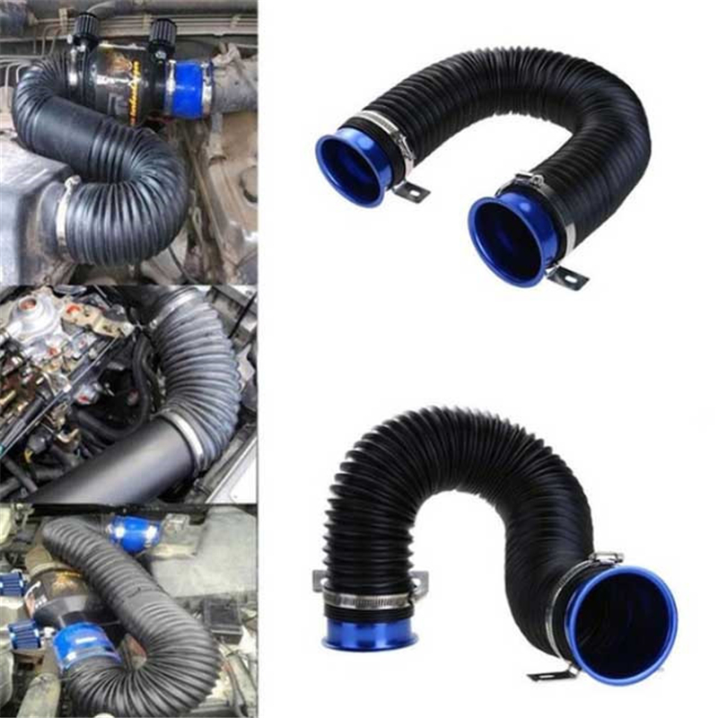 Universal Flexible Air Intake Pipe Inlet Hose Tube Duct Multi Aluminum Adapter Hose Car Accessories