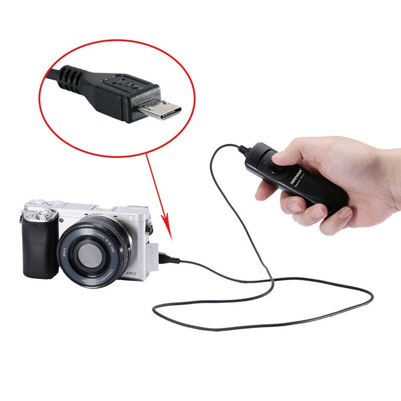 RM-VPR1 Remote Shutter Release Control Cable For Sony A6500 A6000 A5100 A68 A58 A7s A3000 HX400 RX10 RX100V M5 M6 NEX-3N