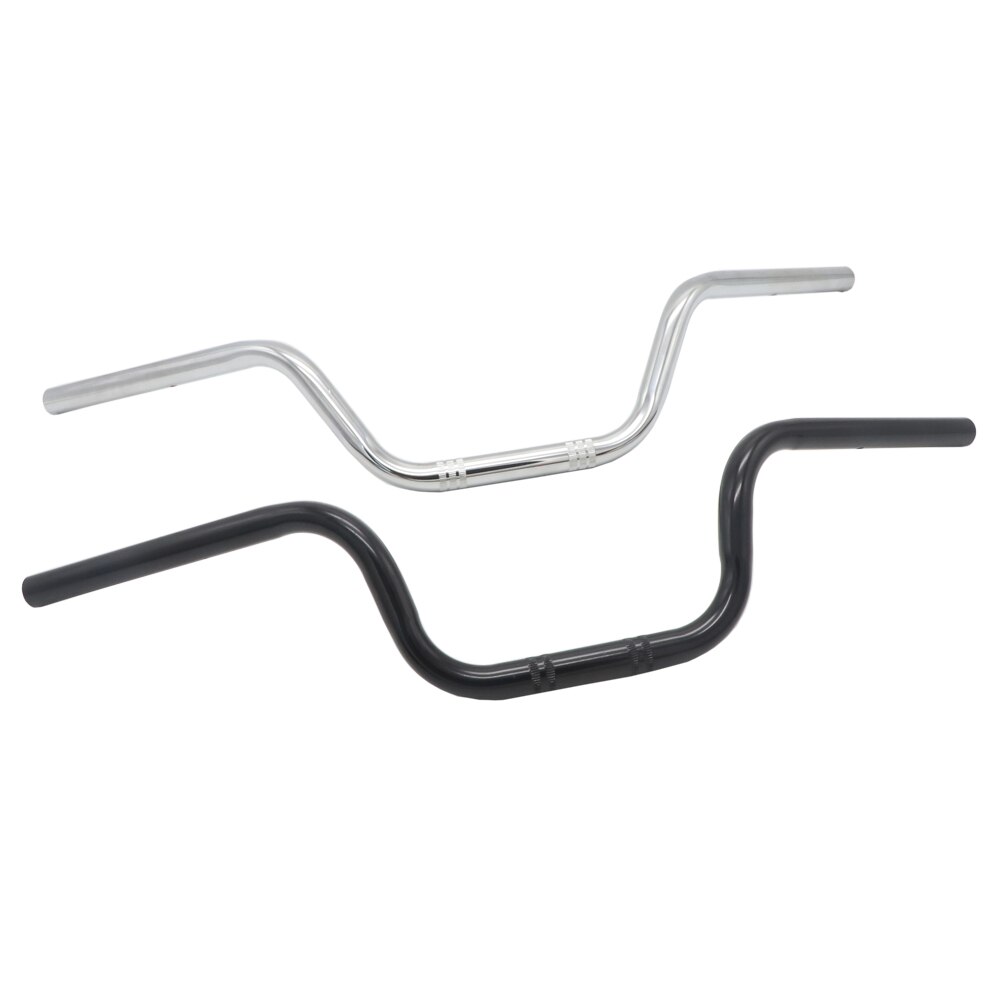 Motorcycle 22mm*700mm Black Chrome Retro Drag Handle Handlebar Bar Steering Wheel For Harley Honda Yamaha Sportster Cafe Racer