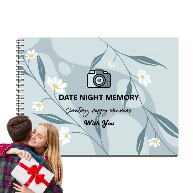 Date night souvenir journal romantisk nygift skrapelodd date night spill til valentinsdagen bursdag jul romantisk
