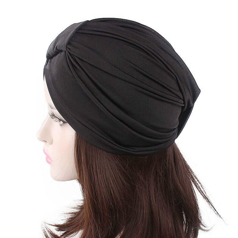 Nouvelle femmes Hijab chapeau coton Turban dôme casquette chapeaux pour musulman Hijab tête foulards dames Bonnet chapeau Turban chapeau