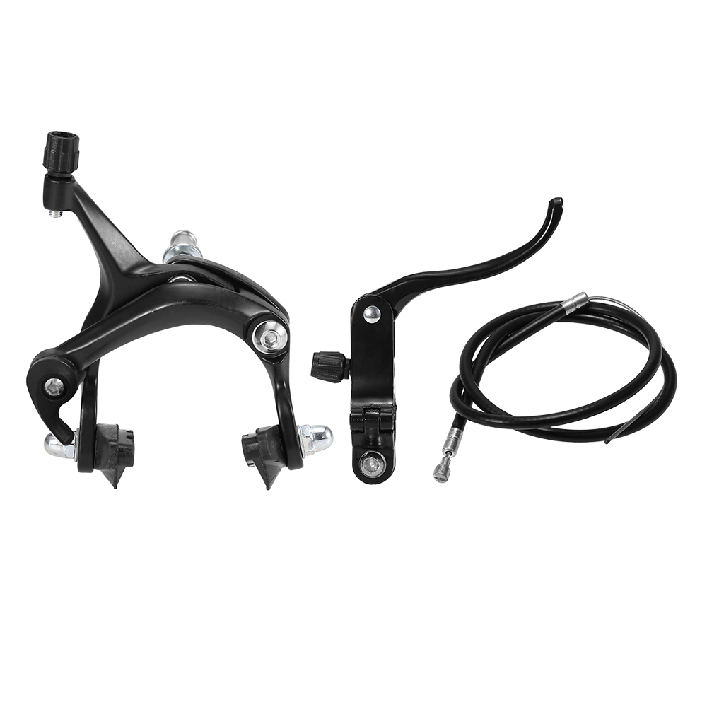 Front/Rear Fixie Bike Brake Kit Road Bike Cruiser Brake Set Bike Caliper Brake Kit Side Pull Brake Set Mountain Bike Accessories: Red