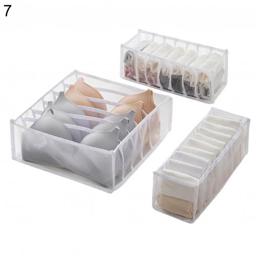 Kleding Ondergoed Underpant Beha Stropdassen Sokken Shorts Organizer Lade Opbergdozen Slaapzaal Closet Organizer Voor Sokken Slaapkamer: 7