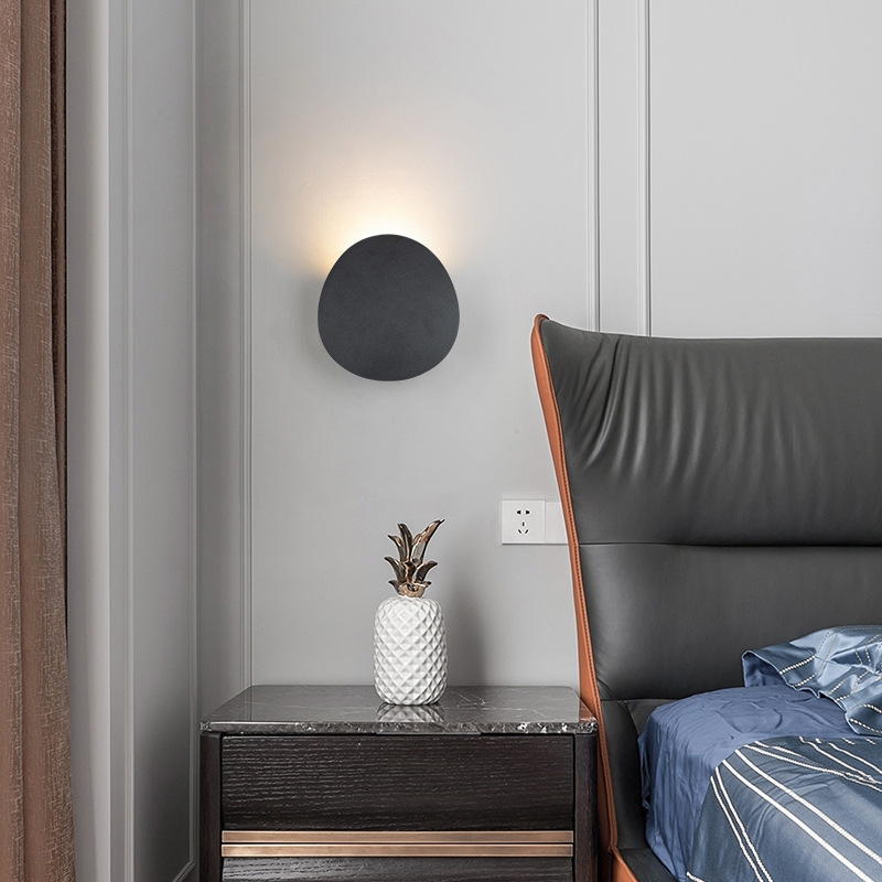 Minimalistisk vandtæt væglampe, gårdhavevilla, soveværelse, stue, korridor, trappelampe, indendørs og udendørs dekoration