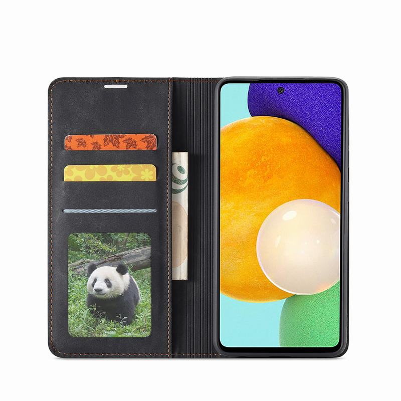 Funda de cuero con tapa magnética para Samsung Galaxy A53, carcasa de lujo para Samsung A33, A73, 5G