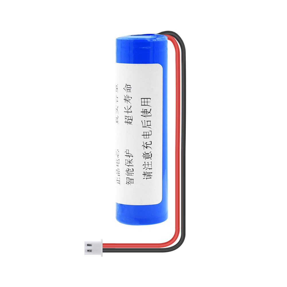 YCDC 18650 Rechargeable Battery - 3000mAh Li-ion Cell with XH 2Pin Connector
