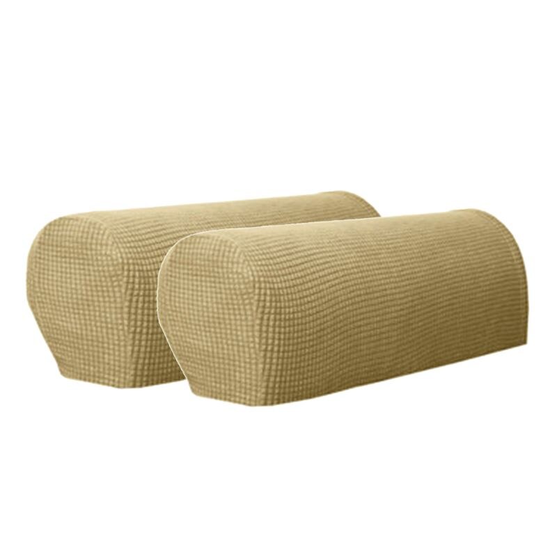 Funda reposabrazos para sillón funda para brazo de sofá, 1 par lavado a máquina antideslizante de doble cara: C