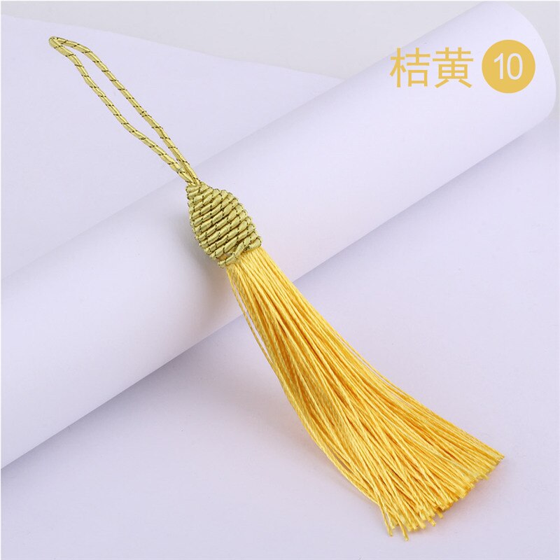 15cm Silk Tassel Fringe Sewing Bang Tassel Trim Key Tassels for Silk Tassels DIY Embellishment Curtain Accessories Parts: color 10