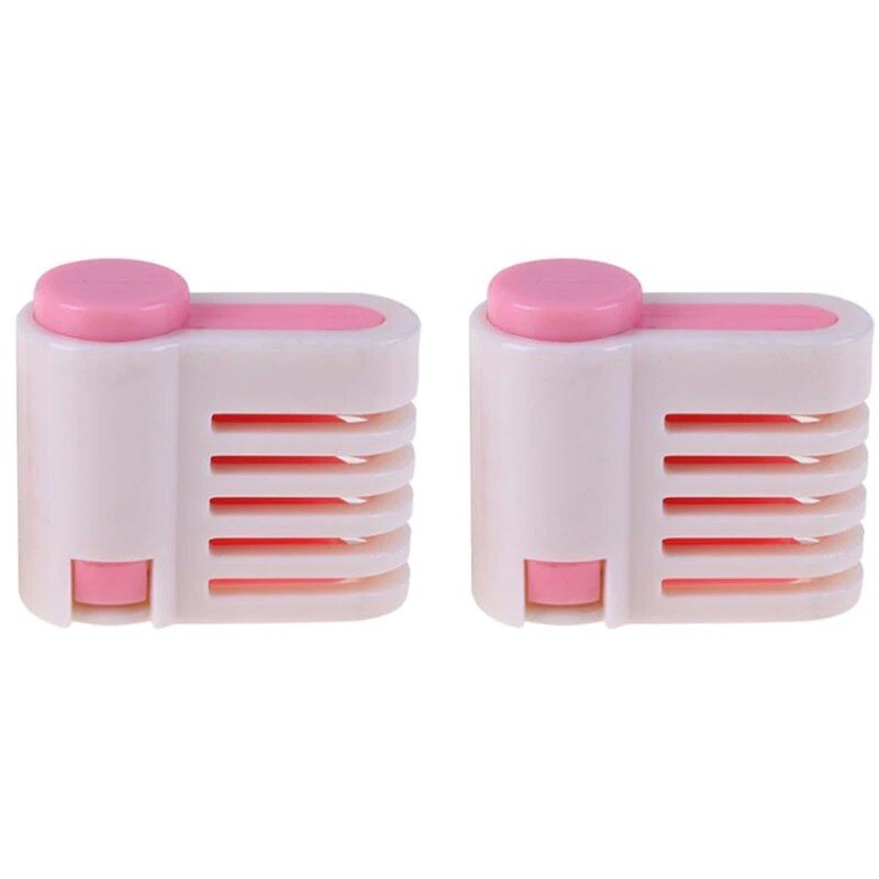 Even Cake Slicing Leveler Cake Slicers 5 Layers Cake Pie Slicer Sheet Guide Cutter Server Bread Cutting Fixator Kitchen Tools: Pink / 1pcs