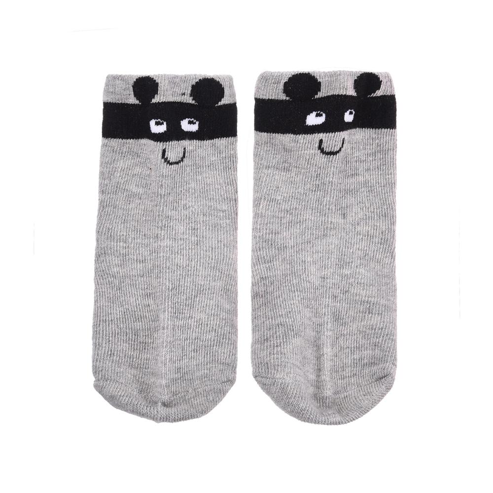 Cartoon Leuke Oren Dier Patroon Babysokjes Kid Cloting Accessoires katoen Anti Slip Sokken Baby Voor Jongen Meisje 0 2 jaar: Rood