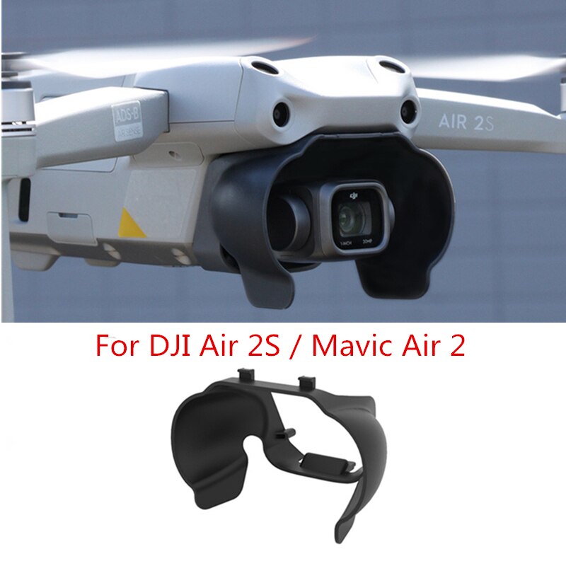 Til dji air 2s mavic air 2 landingsstel dronetilbehør udtrækkelig glidebakke med benbeskytter reservedele stativ combo kit: Kamera solskin
