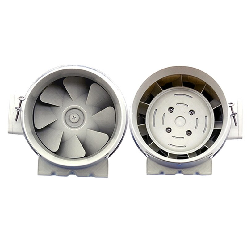5in Extractor fan duct inline extraction exhaust ventilation fan air blower window ventilator vent for kitchen bathrooms bedroom