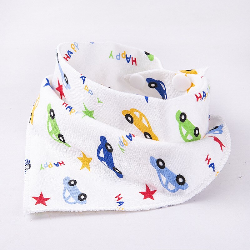 10Pc Bandana Doek Baby Slabbetjes Voor Jongens Meisjes Animal Print Kiel Katoen Sjaal Voeden Kraag Burp Accessoires