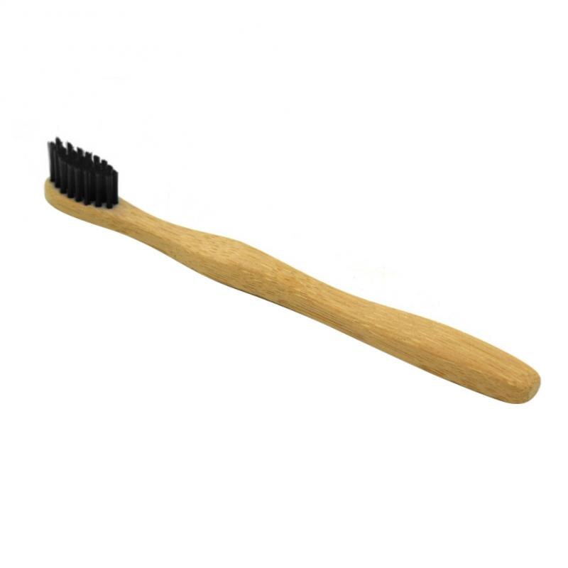 1 pces criança escova de dentes de bambu natural eco amigável macio cerdas escova de dentes da criança madeira: 05