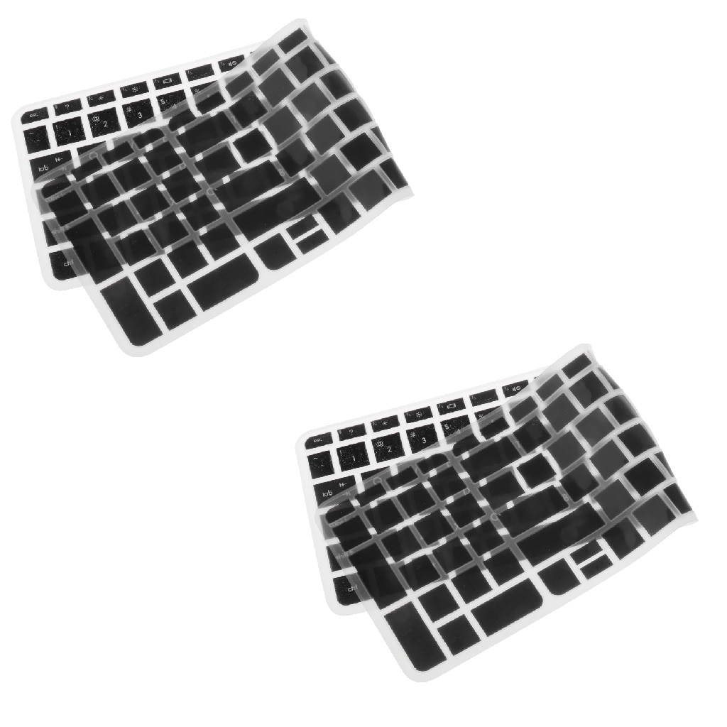 2pcs Silicone Keyboard Skin Cover Protector for HP Pavilion 15'' PC Laptop Keyboard Soft Case Cover Protector Skin Film