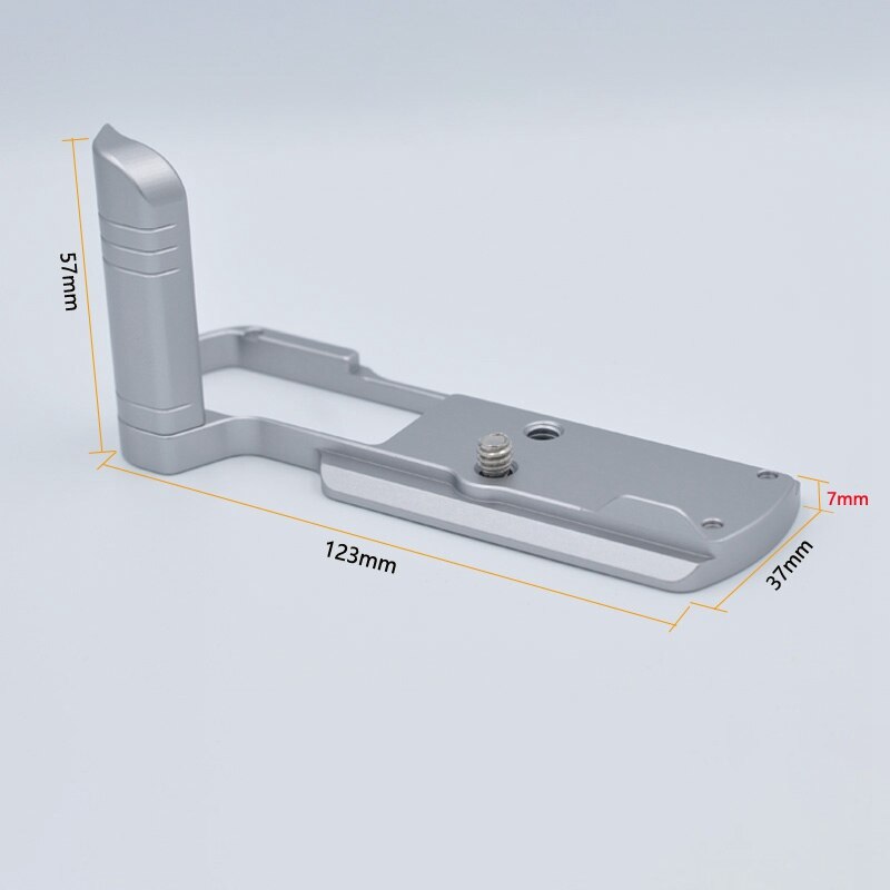 Staffa per fotocamera L, piastra a sgancio rapido per Panasonic GX9/GX85/GX7II Base per impugnatura verticale piastra a sgancio rapido L