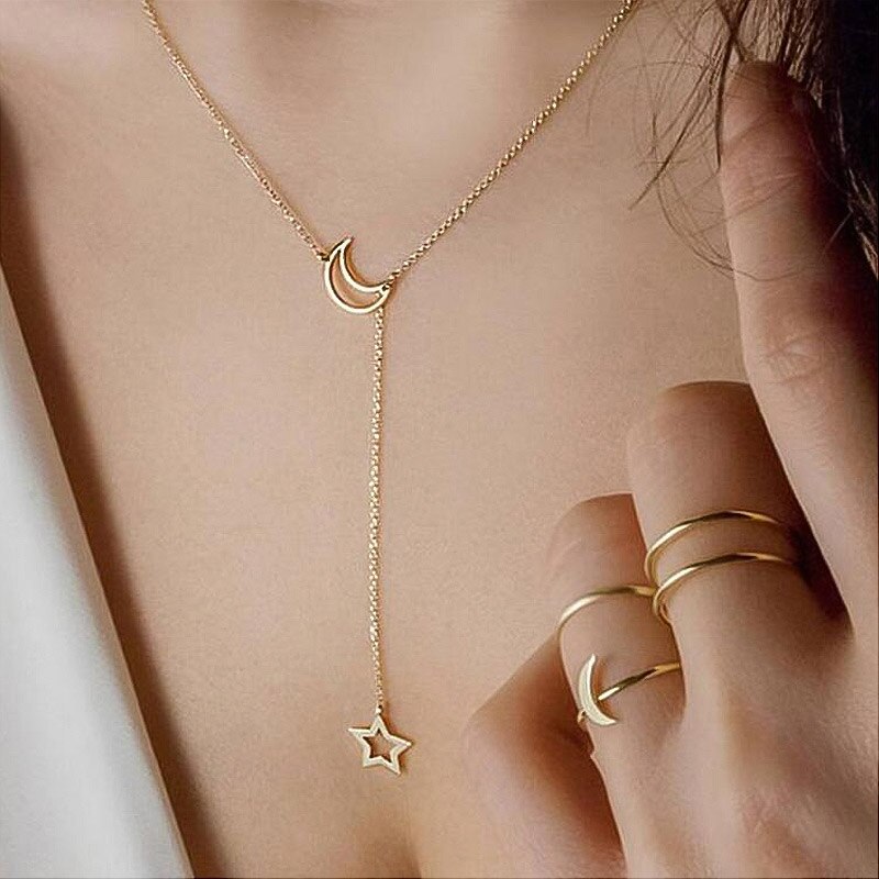 VCORM nuova collana girocollo a catena sottile in oro multistrato Punk per donna collana con pendente a croce retrò 2021 regalo per gioielli di tendenza: 129 Gold