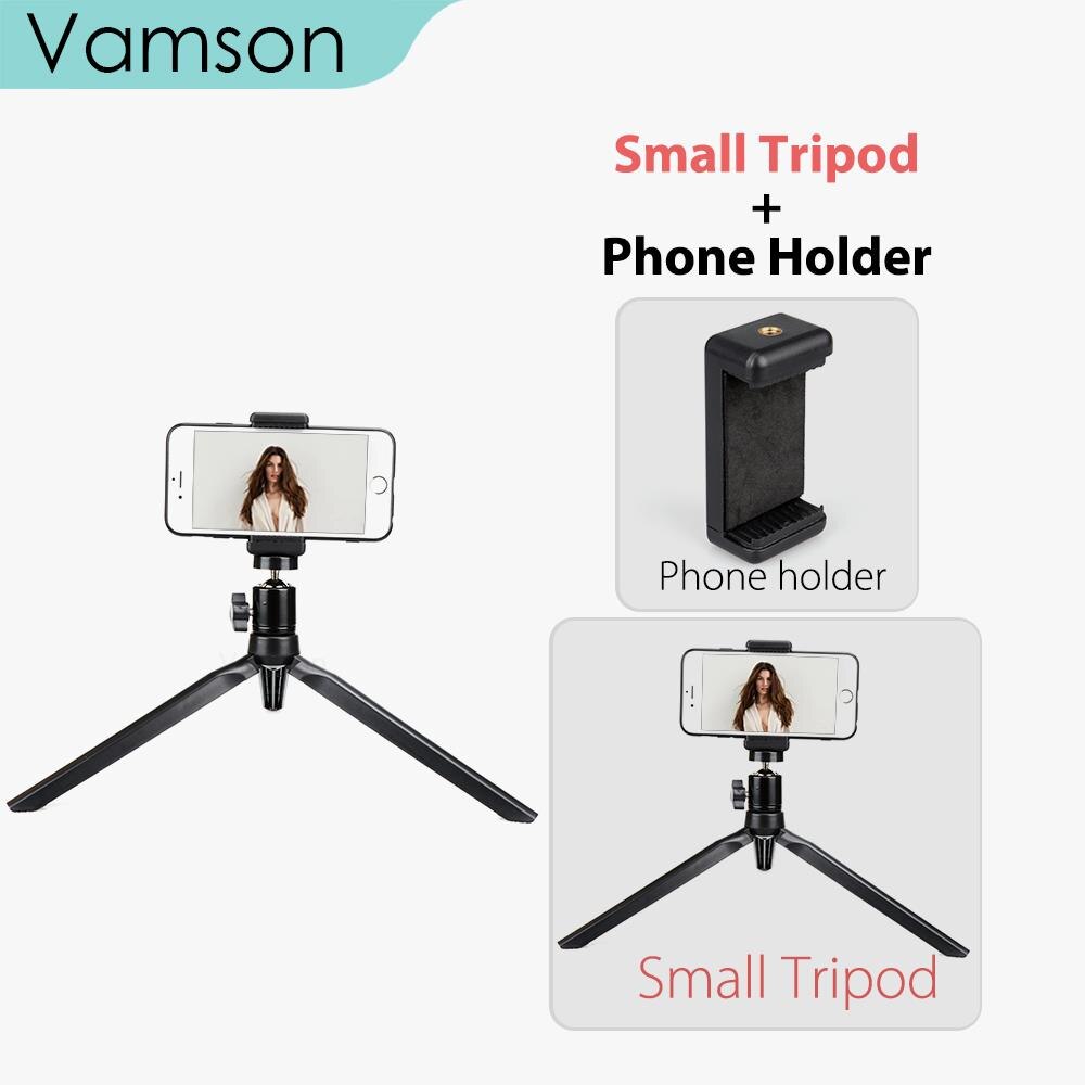 Vamson Statief Voor Telefoon Statief Voor Camera Voor Telefoon Mobiele Telefoon Mobiele Smartphone Canon Projector Mount Stand Monopod VLS02C: VLS02C-Small set