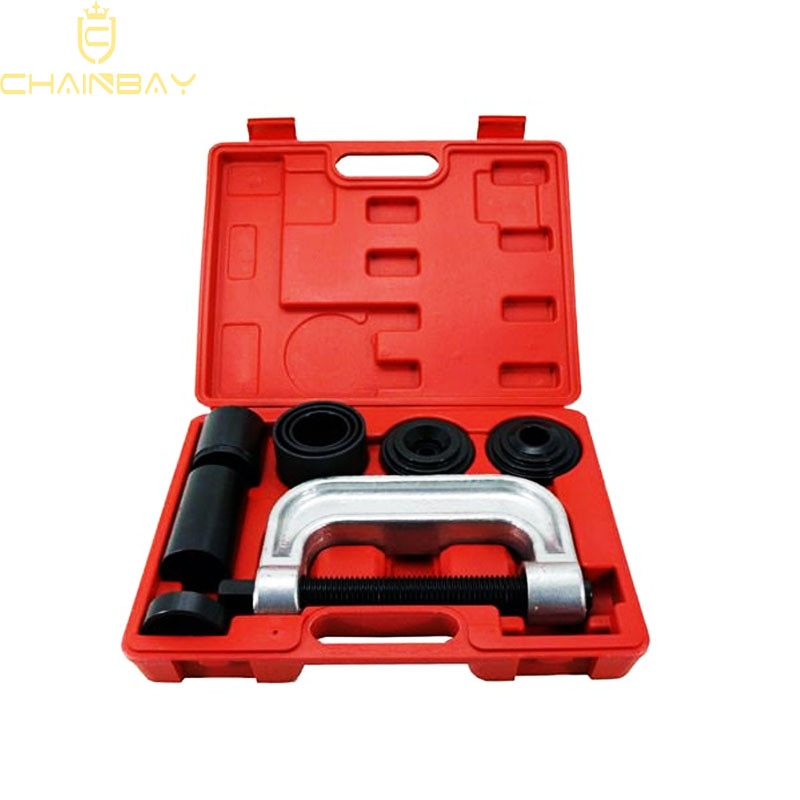 Ball Joint Press Set Ball Joint Tool, Bushing Removal Tool Service Tool Kit with 4-Wheel Drive 4WD Adapter